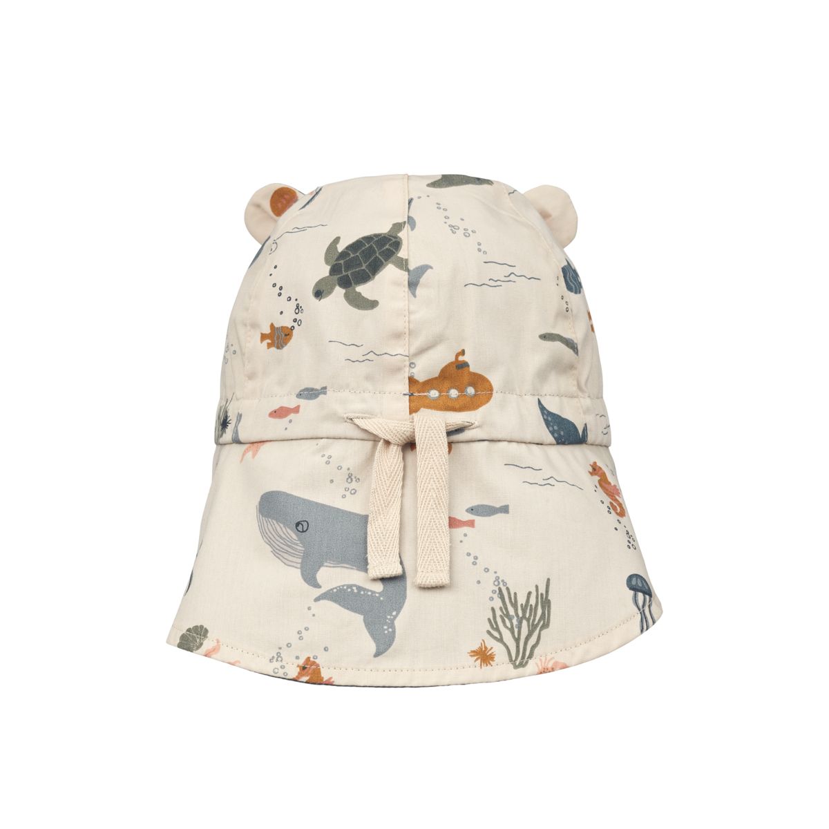 Liewood Gorm Reversible Sun Hat - Sea creature / Sandy - HATS/CAP