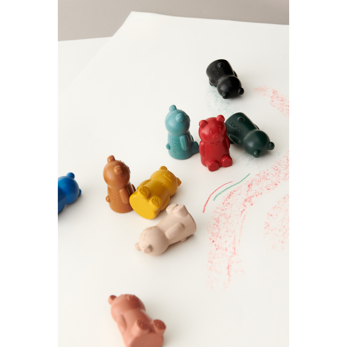 Liewood Wallace Crayons 9-Pack - Yellow mellow multi mix - CREATIVE TOYS