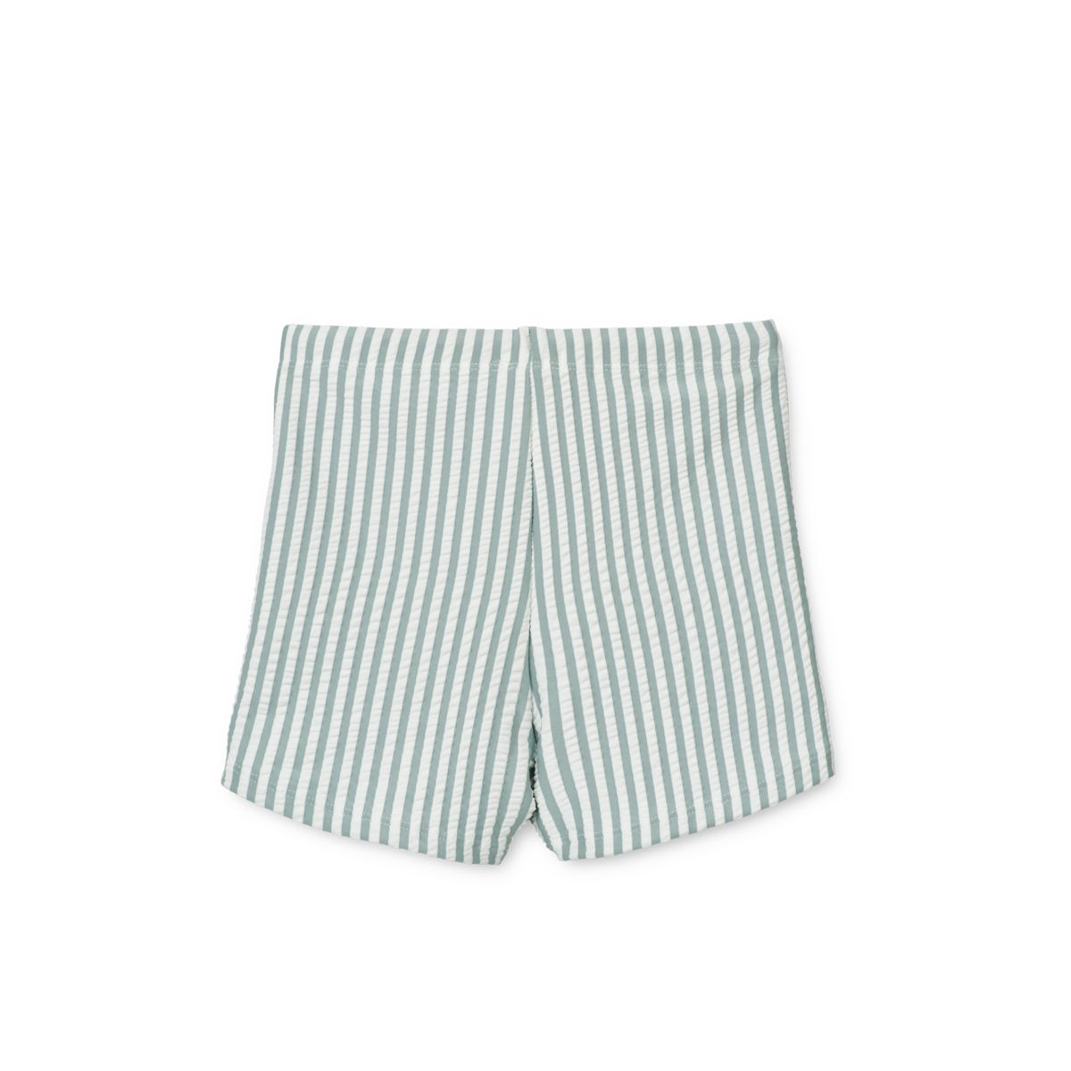 Liewood Otto Seersucker Swim Trunks - Y/D stripe: Sea blue/white - SWIMPANTS