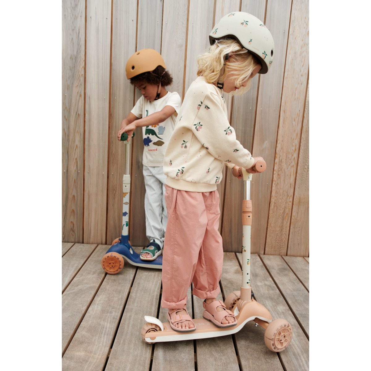 Liewood Hilary bike helmet - Tuscany rose - BIKE ACCESSORIES