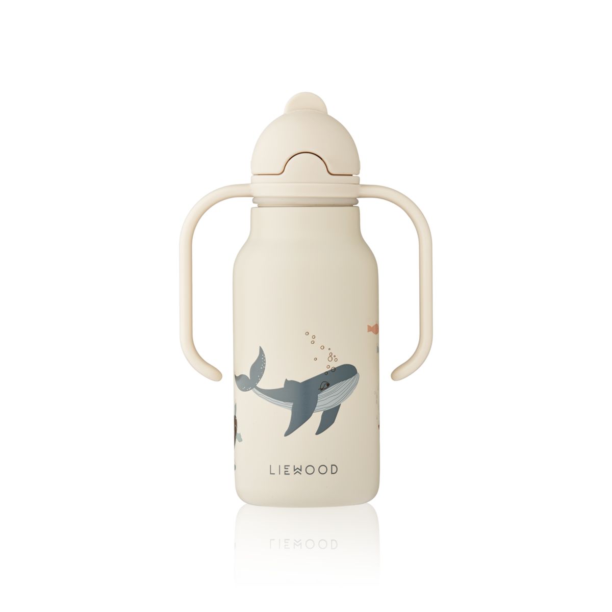 Liewood Kimmie Printed Bottle 250 Ml - Sea creature / Sandy - WATER BOTTLE