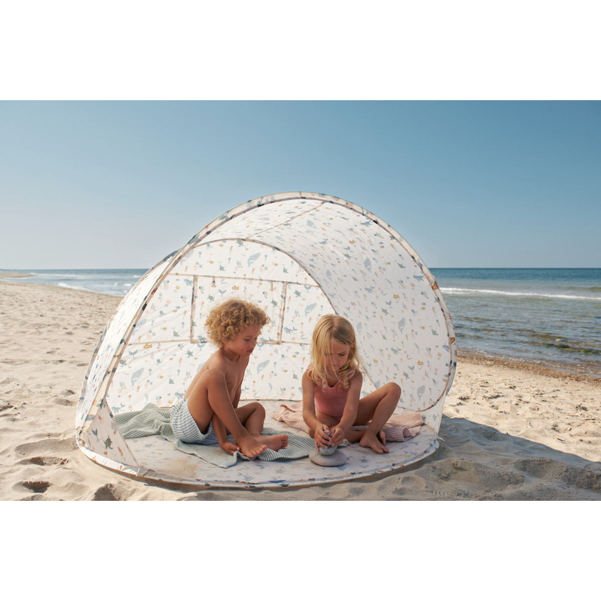 Liewood Cassie pop-up sun tent - Sea creature / Sandy - TENT