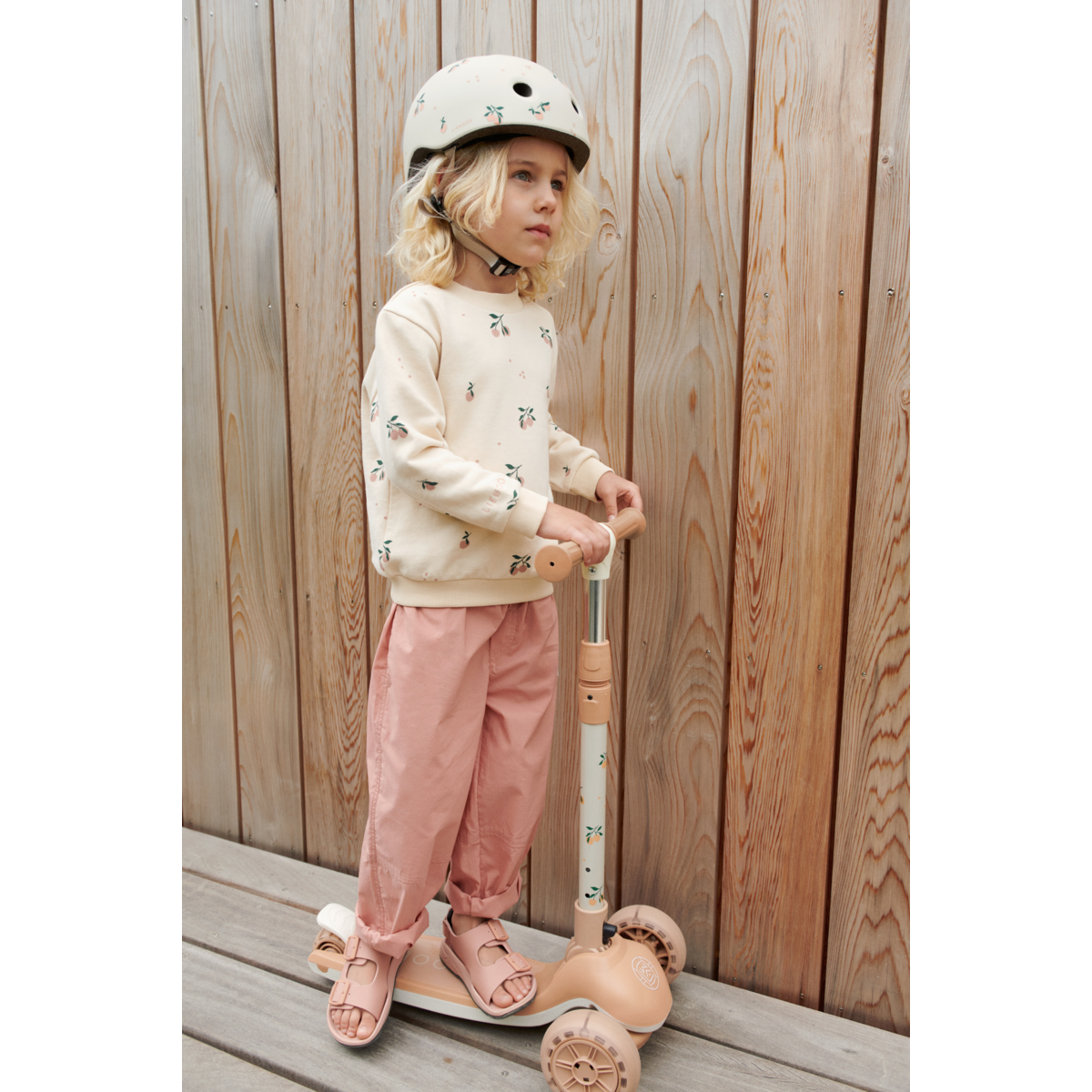 Liewood Thora Printed Sweatshirt - Peach / Sea shell - SWEATSHIRT