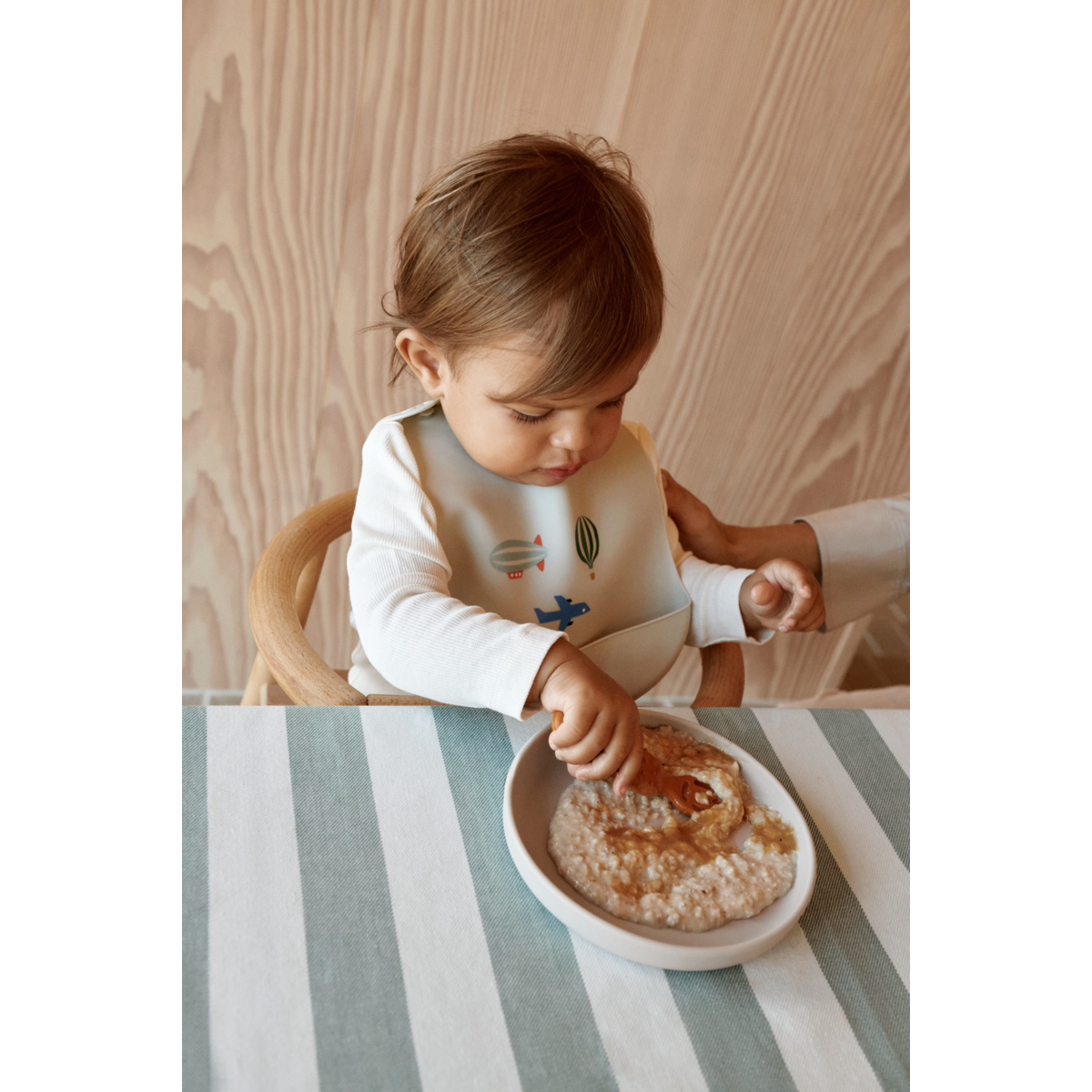 Liewood Tilda Printed Bib 2-Pack - Aviator / Ecru - BIB