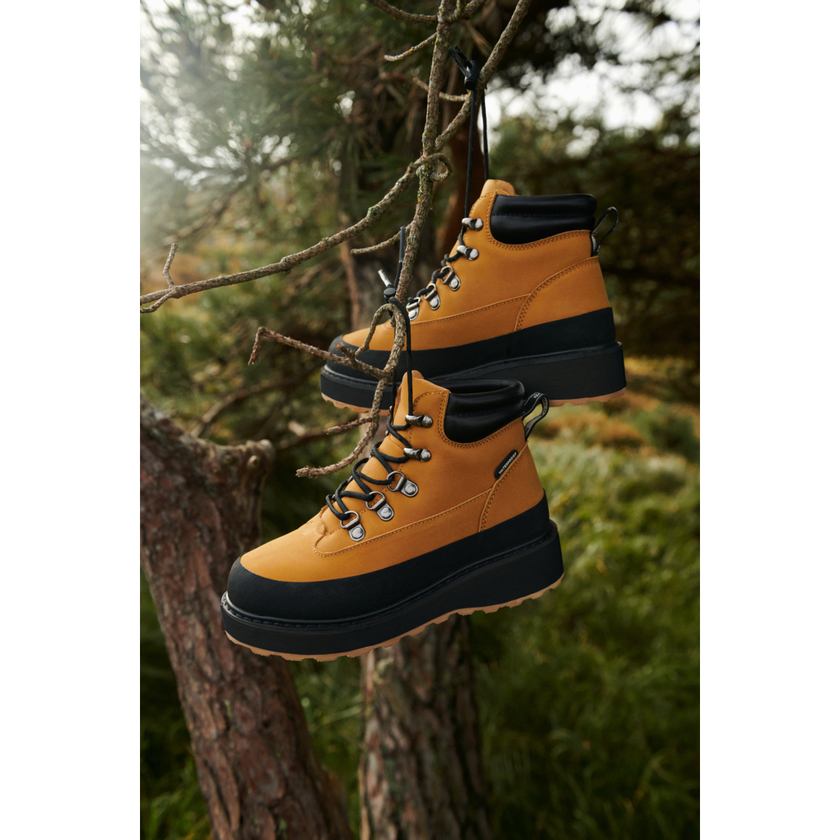 Liewood Lucien Leather Boot - Golden caramel / Black - REGULAR BOOTS