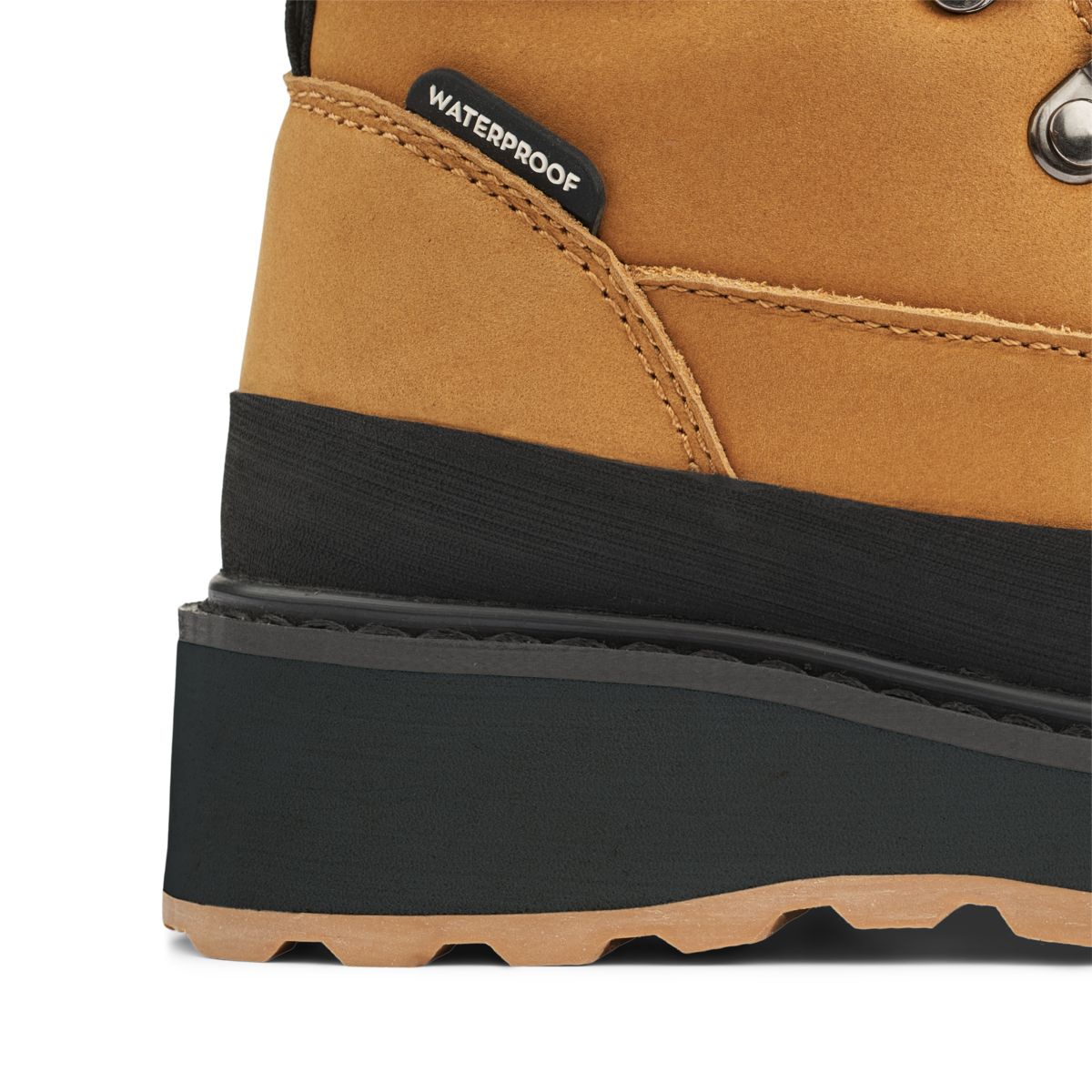 Liewood Lucien Leather Boot - Golden caramel / Black - REGULAR BOOTS