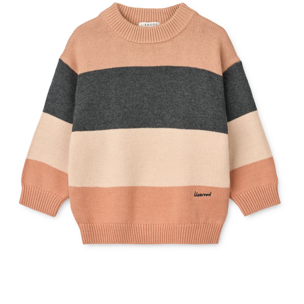 Liewood Orlane Striped Knit Jumper - Pale tuscany multi mix - JUMPER