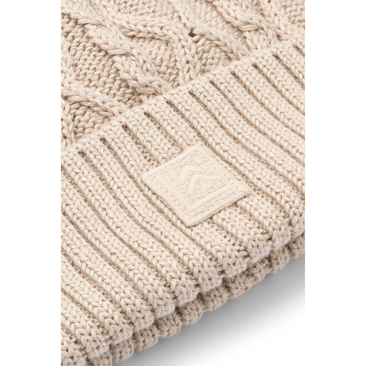 Liewood Ezra Cable Knit Beanie - Sandy - HATS/CAP