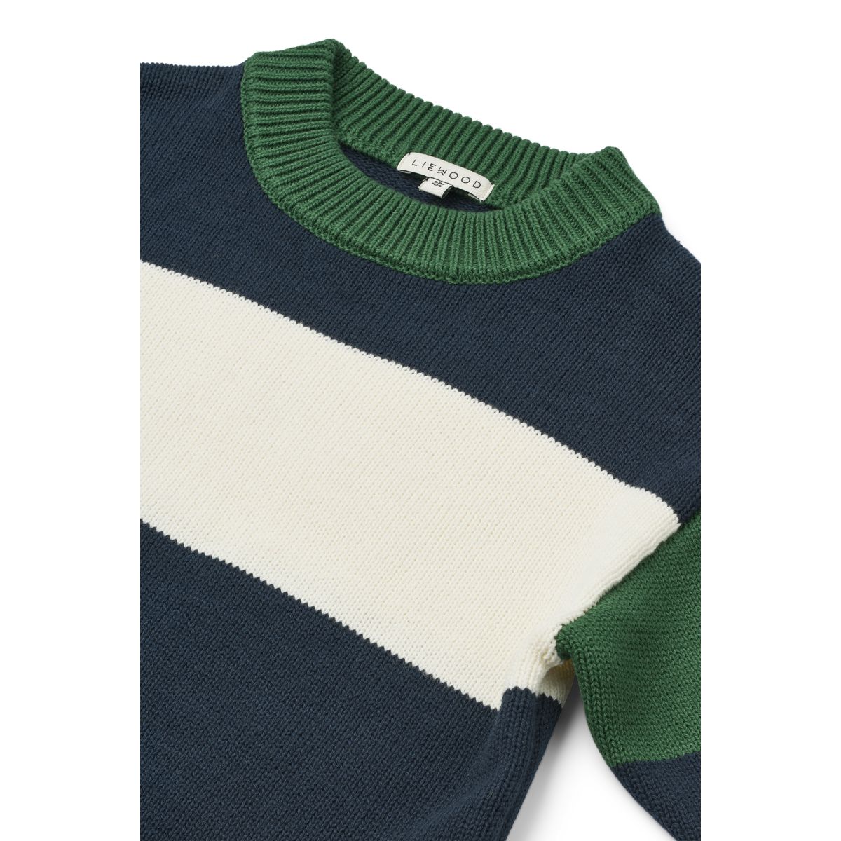Liewood Orlane Striped Knit Jumper - Classic navy multi mix - JUMPER