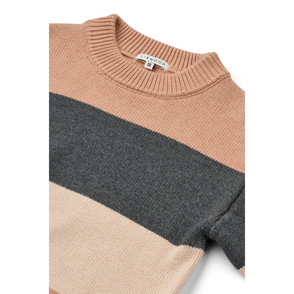 Liewood Orlane Striped Knit Jumper - Pale tuscany multi mix - JUMPER