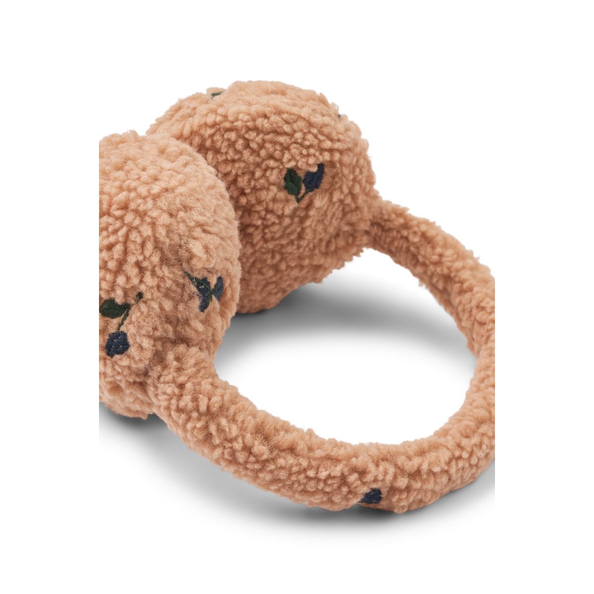Liewood ALBERO pile ear warmers - Berry / Pale tuscany / Embroidery - SCARF/NECK WARMER