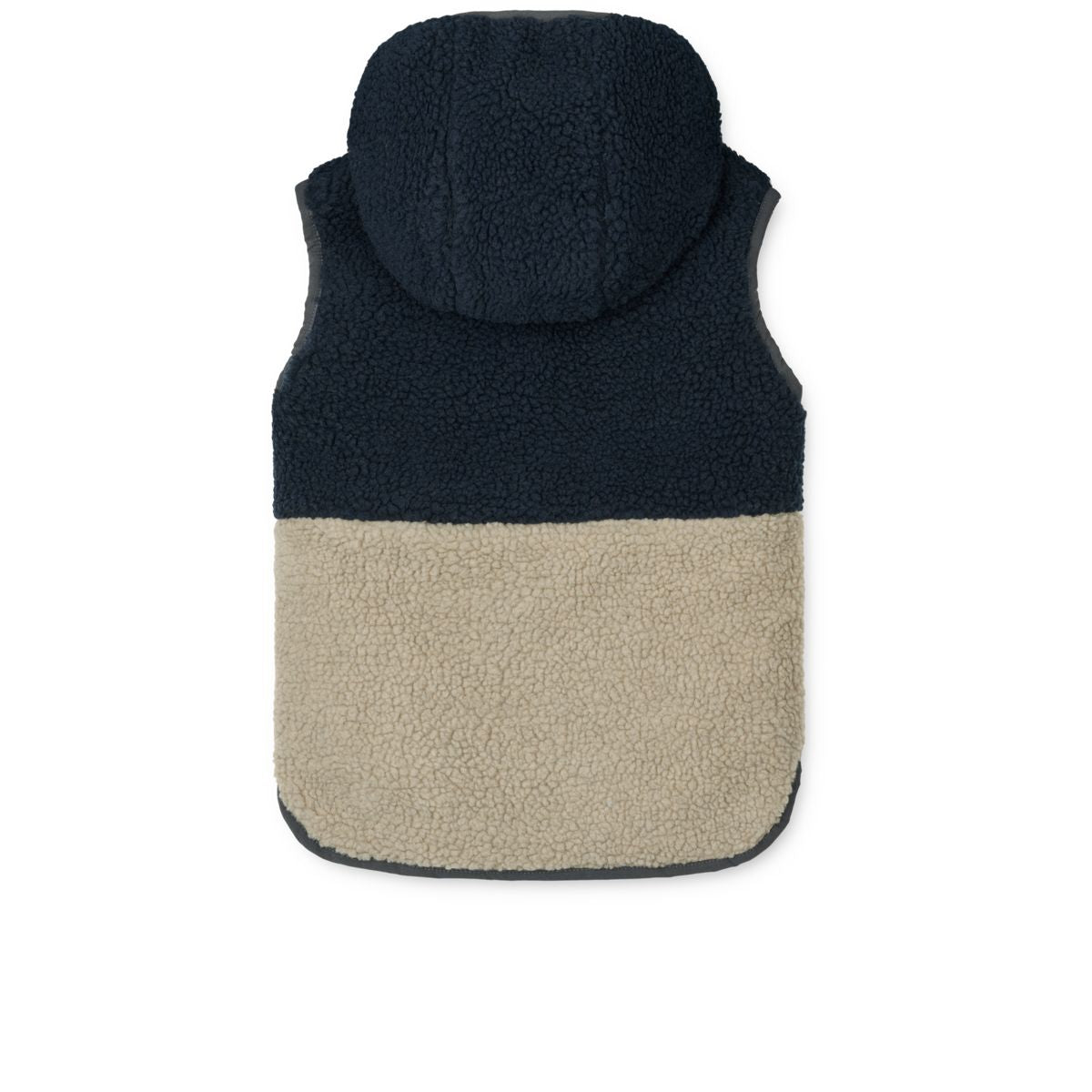 Liewood Diana Reversible Pile Vest - Whale blue multi mix - VEST