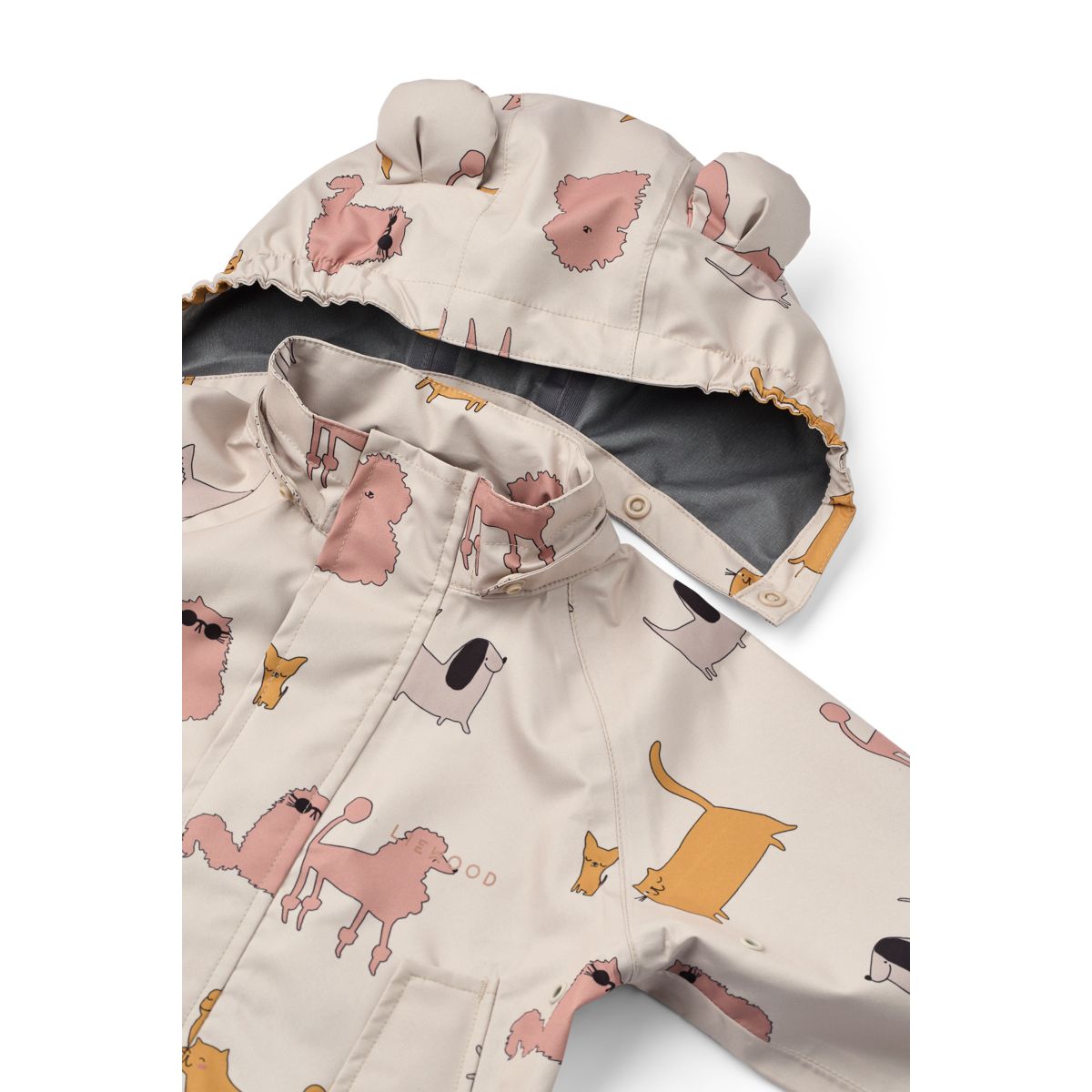 Liewood MANU Toddler Rainwear Set - Cats and Dogs / Sandy - SET