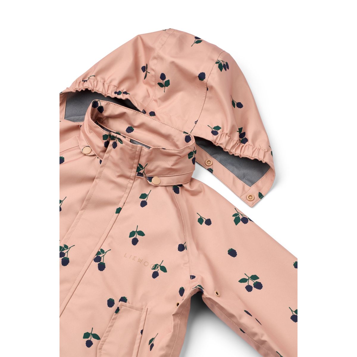 Liewood Pedia Rainwear Set - Berry / Pale Tuscany - SET