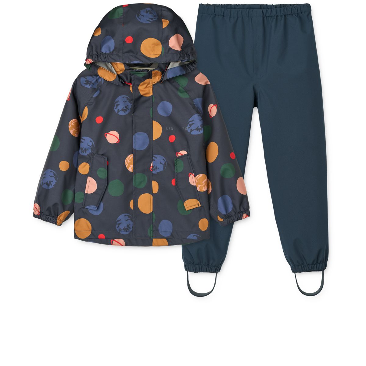 Liewood Pedia Rainwear Set - Universe / Classic navy - SET