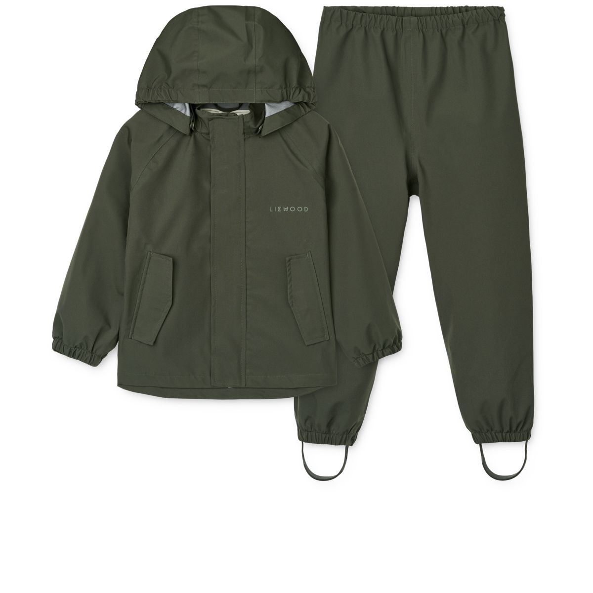 Liewood Pedia Rainwear Set - Hunter green - SET