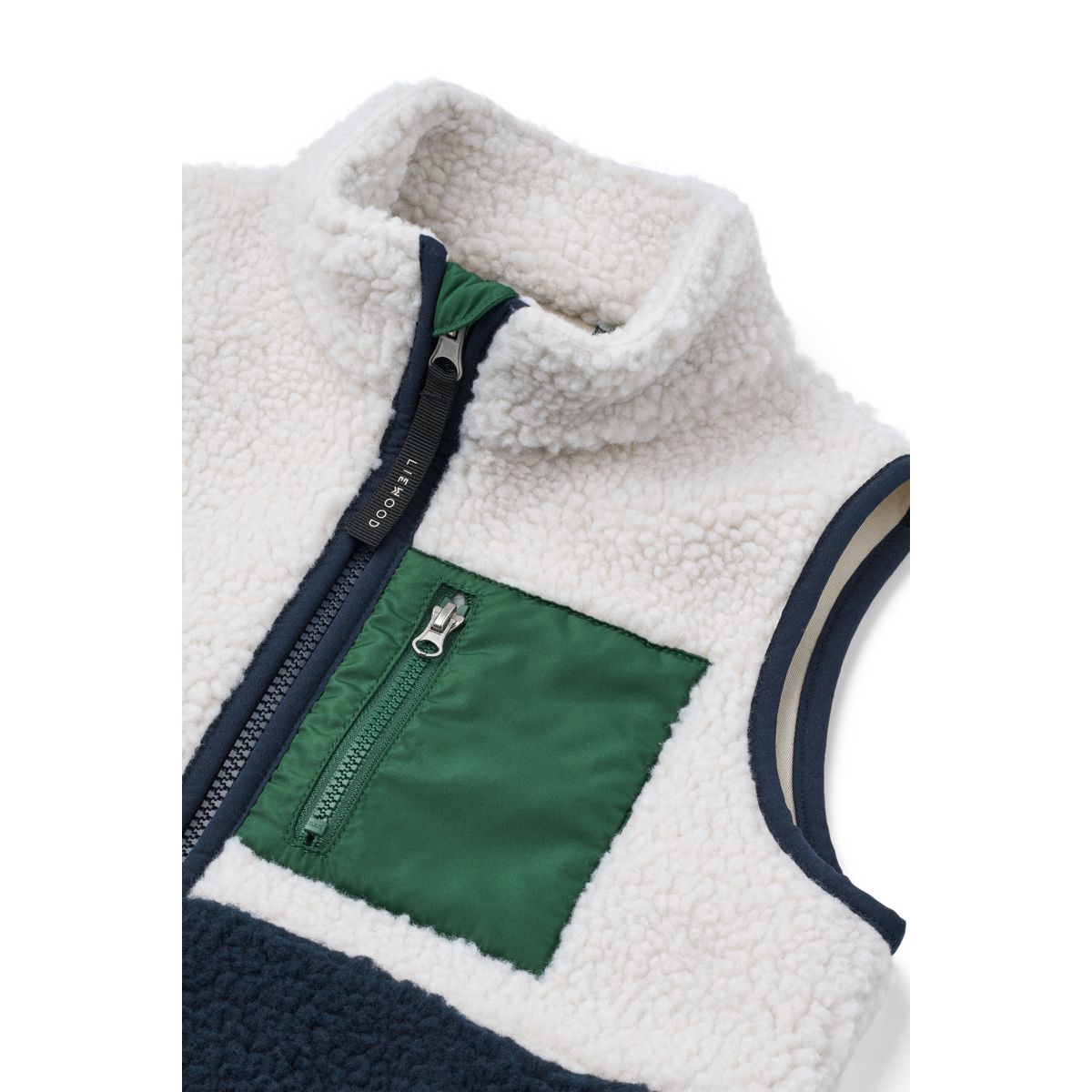 Liewood Vada Pile Vest - Classic navy multi mix - VEST