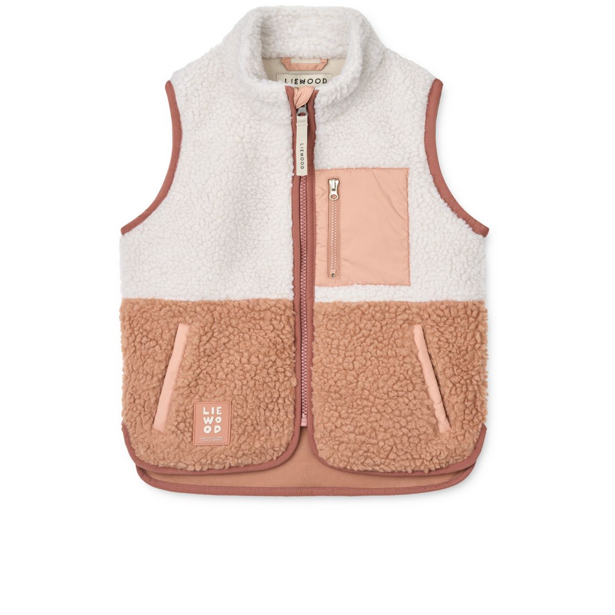 Liewood Vada Pile Vest - Tuscany rose multi mix - VEST