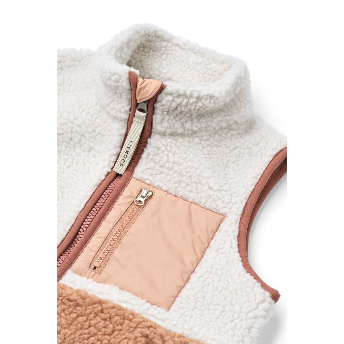 Liewood Vada Pile Vest - Tuscany rose multi mix - VEST