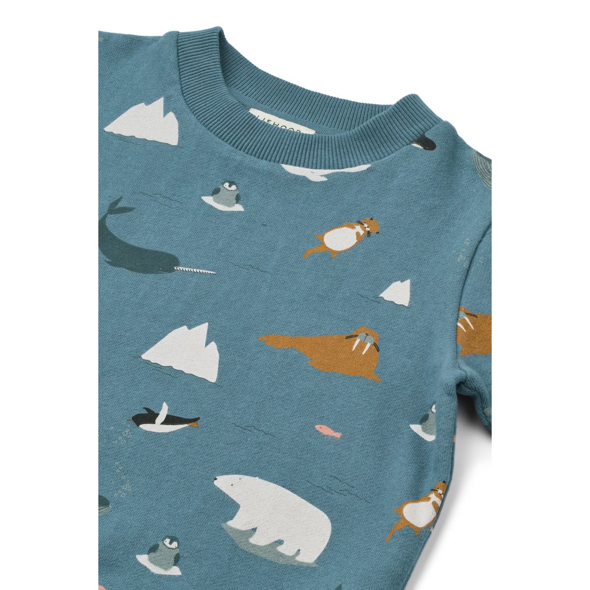 Liewood Thora Printed Sweatshirt - Arctic Sea / Ocean view - SWEATSHIRT