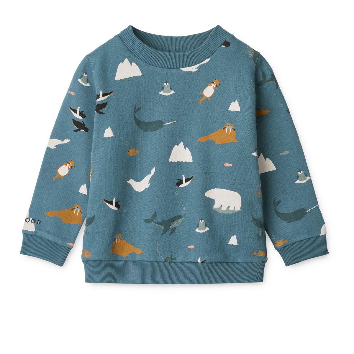 Liewood Thora Printed Sweatshirt - Arctic Sea / Ocean view - SWEATSHIRT