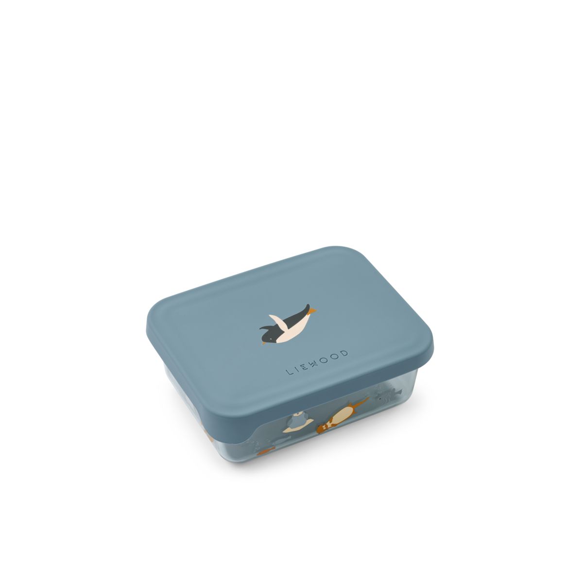 Liewood Ako Tritan Snack Box - Arctic Sea / Ocean view - SNACKBOX