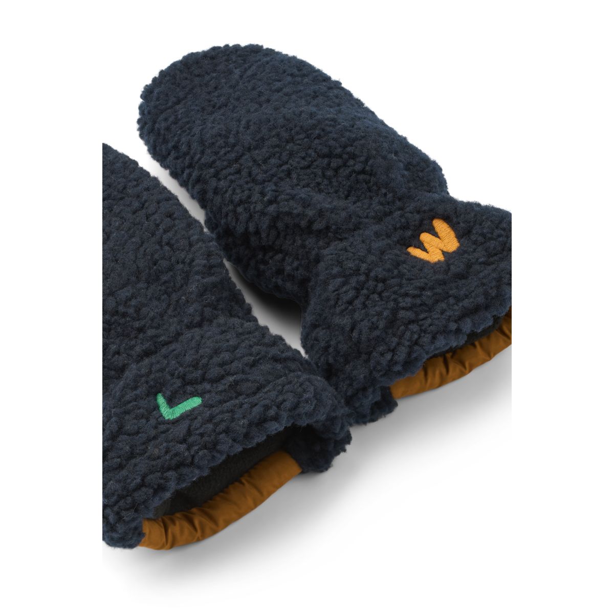 Liewood GRETHE Pile Mittens - Classic navy multi mix - GLOVES/MITTENS