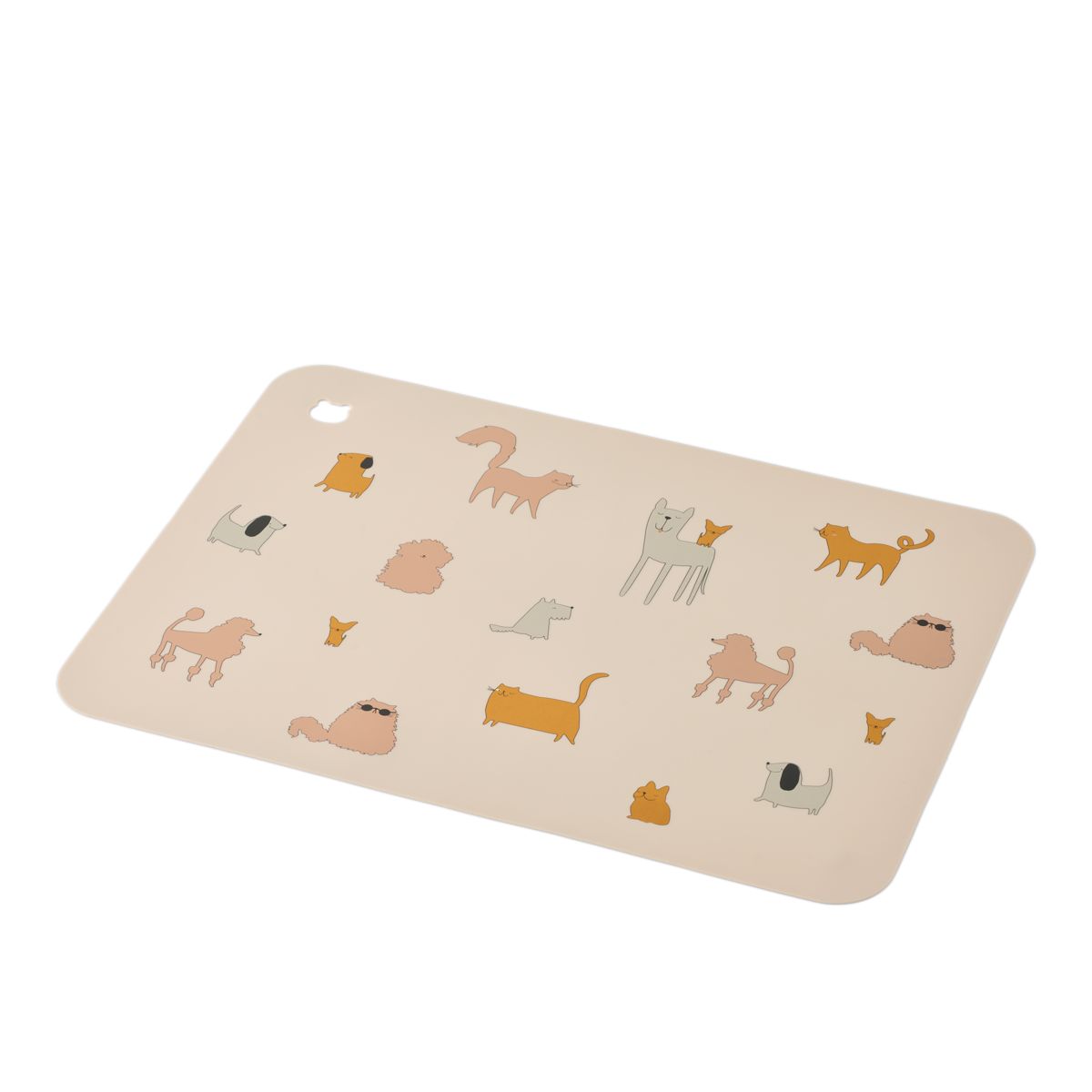 Liewood Jude Printed Placemat - Cats and Dogs / Sandy - PLACEMAT
