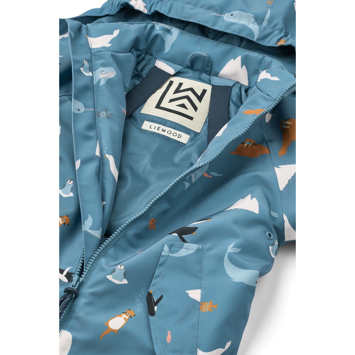 Liewood Maddy Snowsuit - Arctic Sea / Ocean view - SUIT