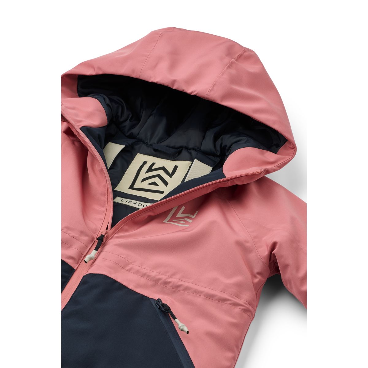 Liewood Kalle winter jacket - Dusty rose / Classic navy - JACKET