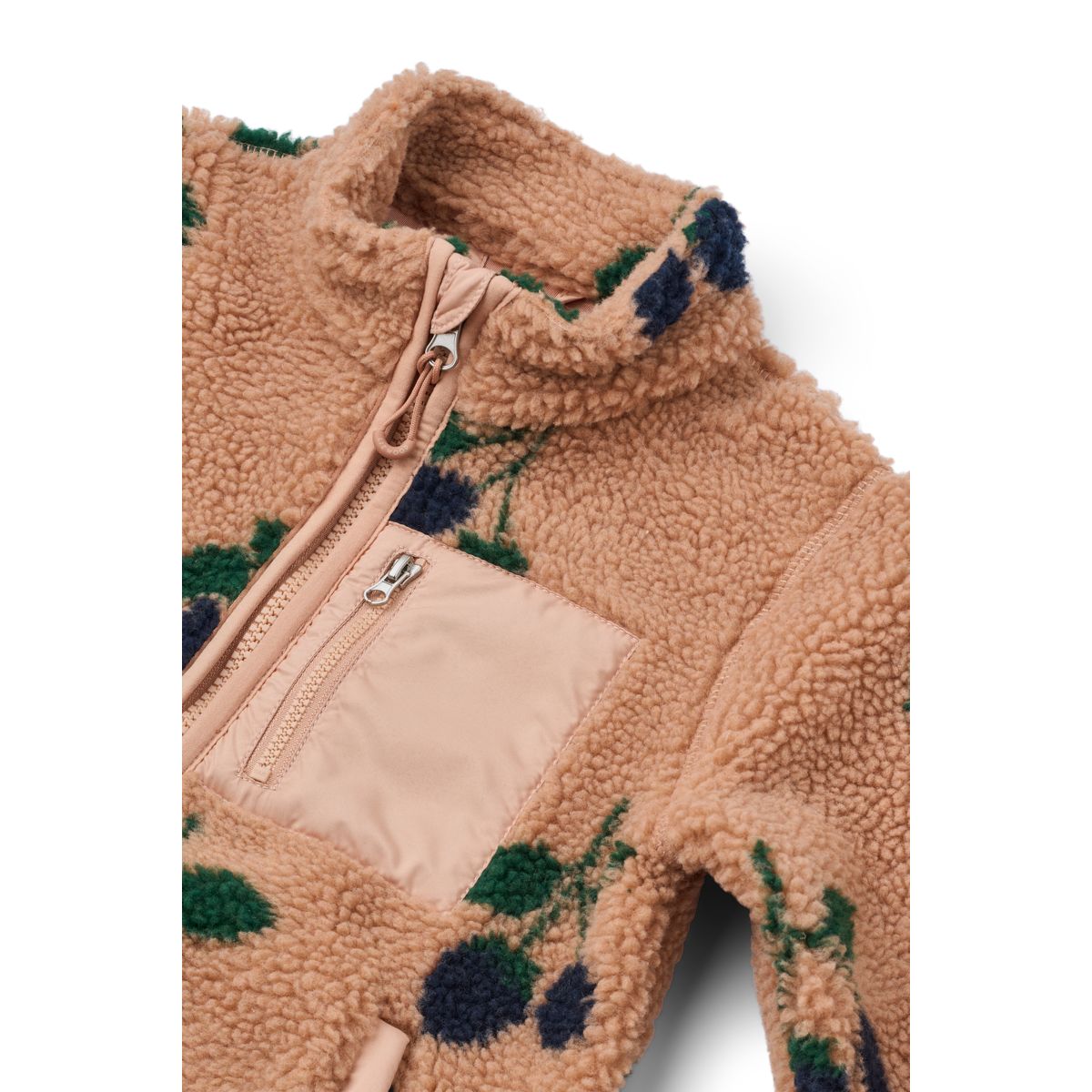 Liewood Nolan Pile Jacket - Berry / Pale Tuscany - JACKET