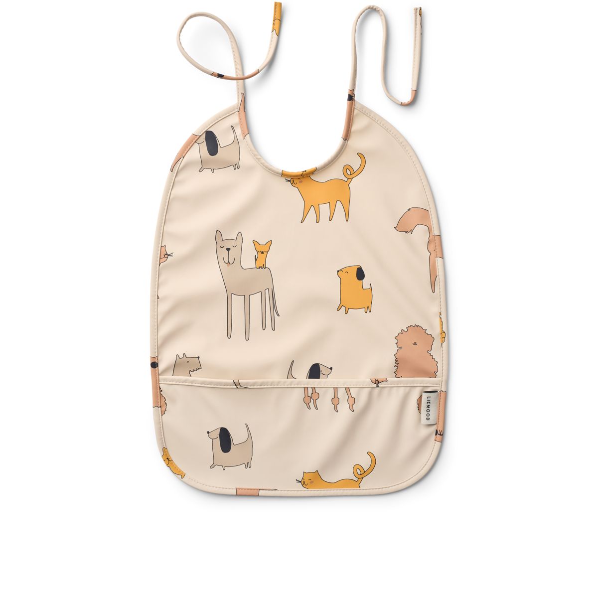 Liewood Lai Bib - Cats and Dogs / Sandy - BIB