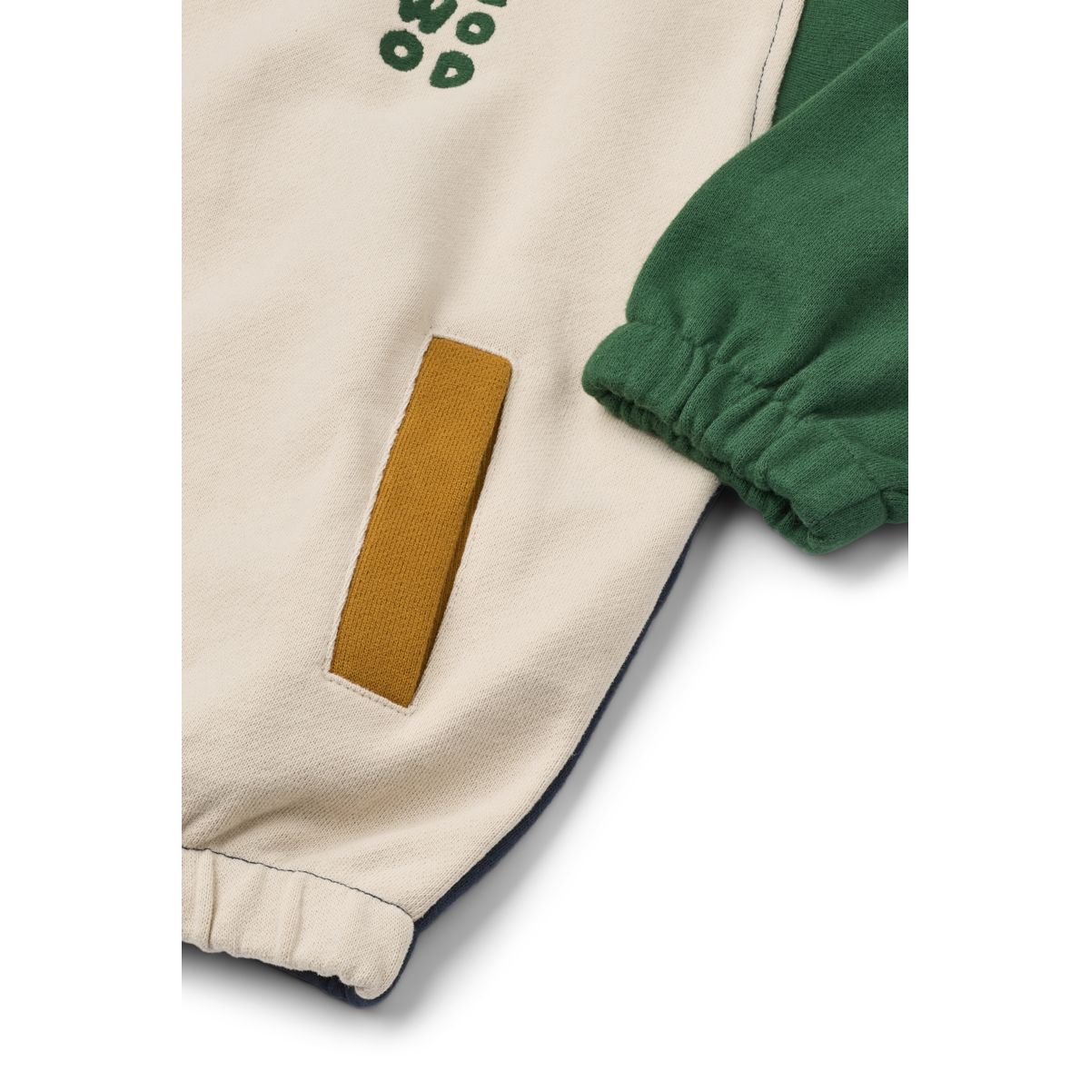 Liewood Cassius Zip-up Sweatshirt - Classic navy multi mix - SWEATSHIRT