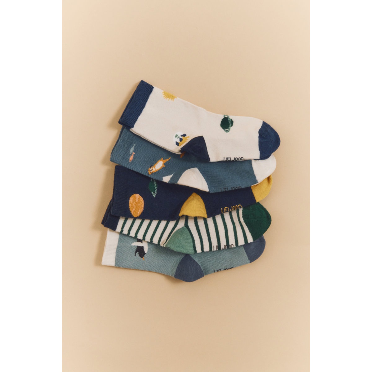 Liewood Silas Socks 3-Pack - Arctic Sea / Ocean view - SOCKS/STOCKINGS