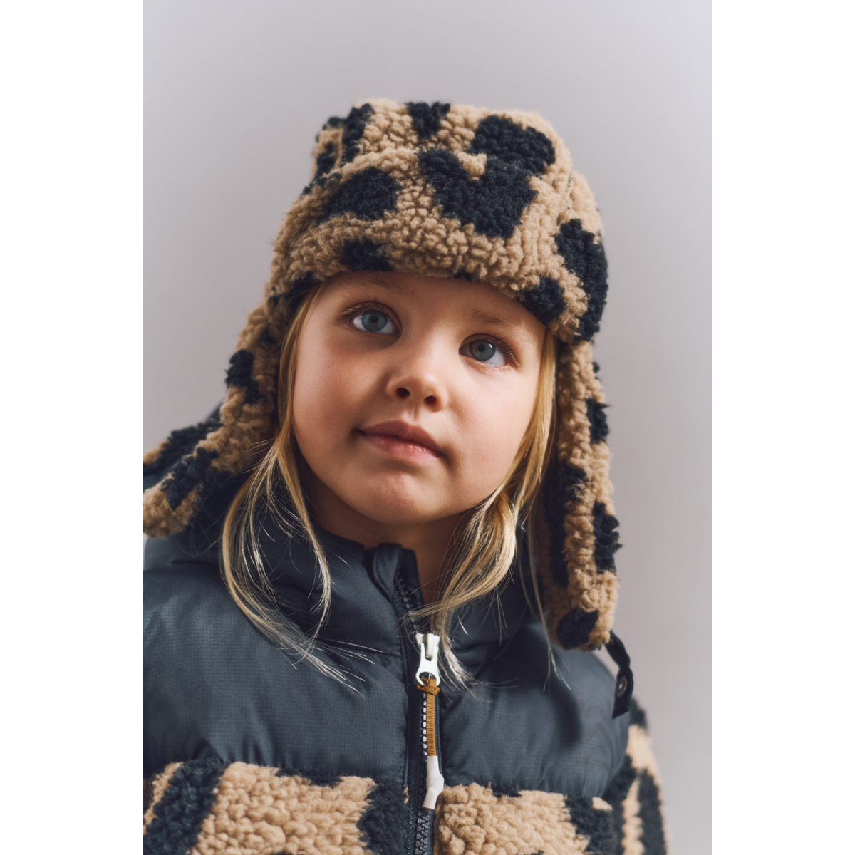 Liewood Bravo pile hat - Mega leo / oat mix - HATS/CAP