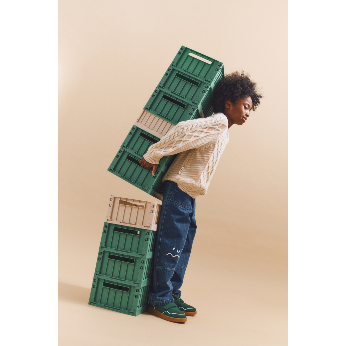 Liewood Callio Cable-Knit Jumper - Sandy - JUMPER