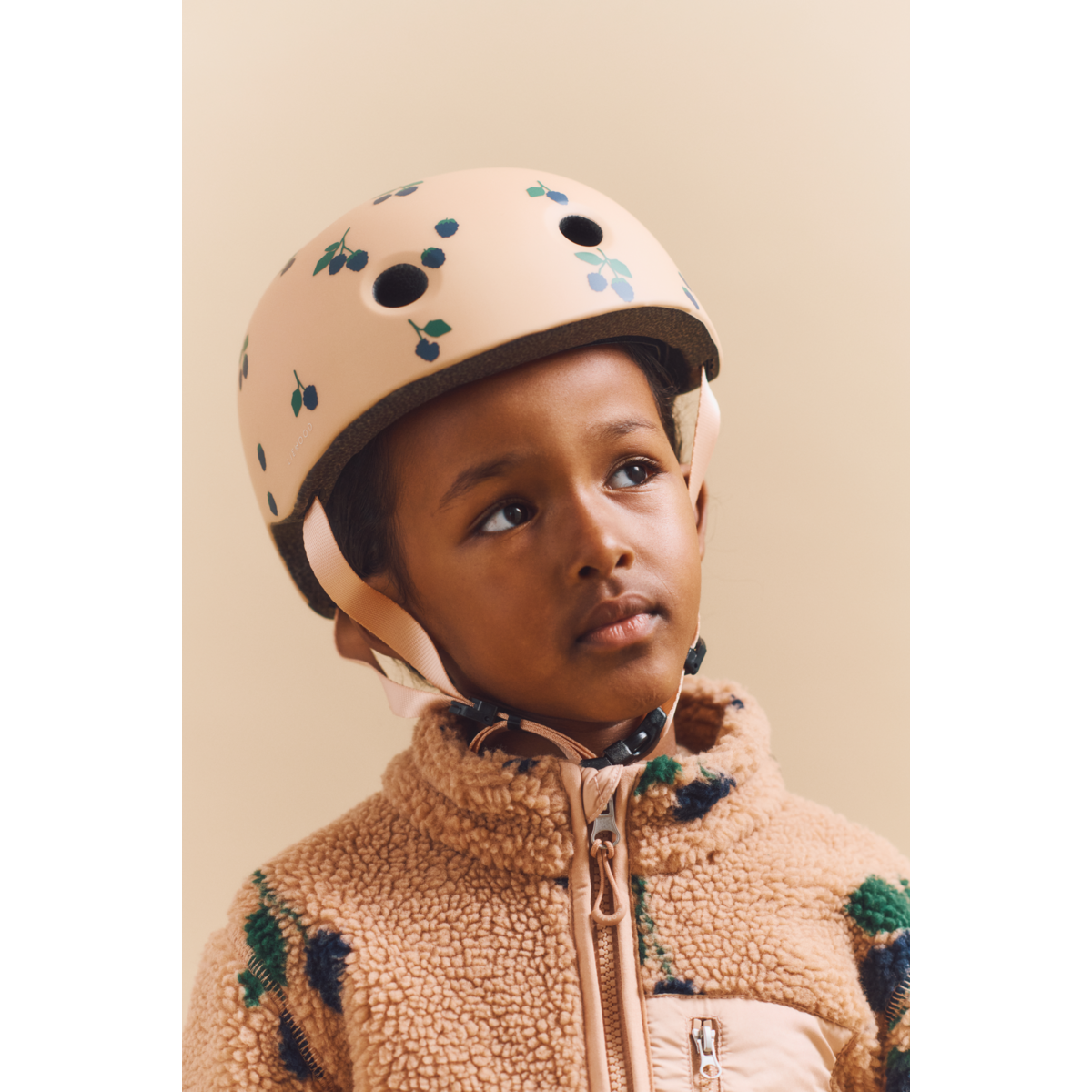 Liewood Hilary bike helmet - Berry / Pale Tuscany - BIKE ACCESSORIES