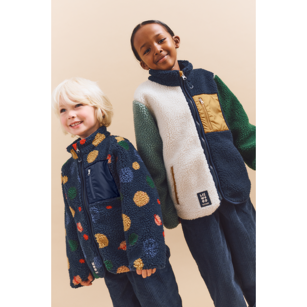 Liewood Nolan Pile Jacket - Universe / Classic navy - JACKET