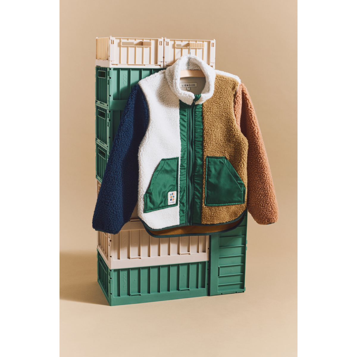 Liewood Noam Pile Jacket - Tuscany multi mix - JACKET