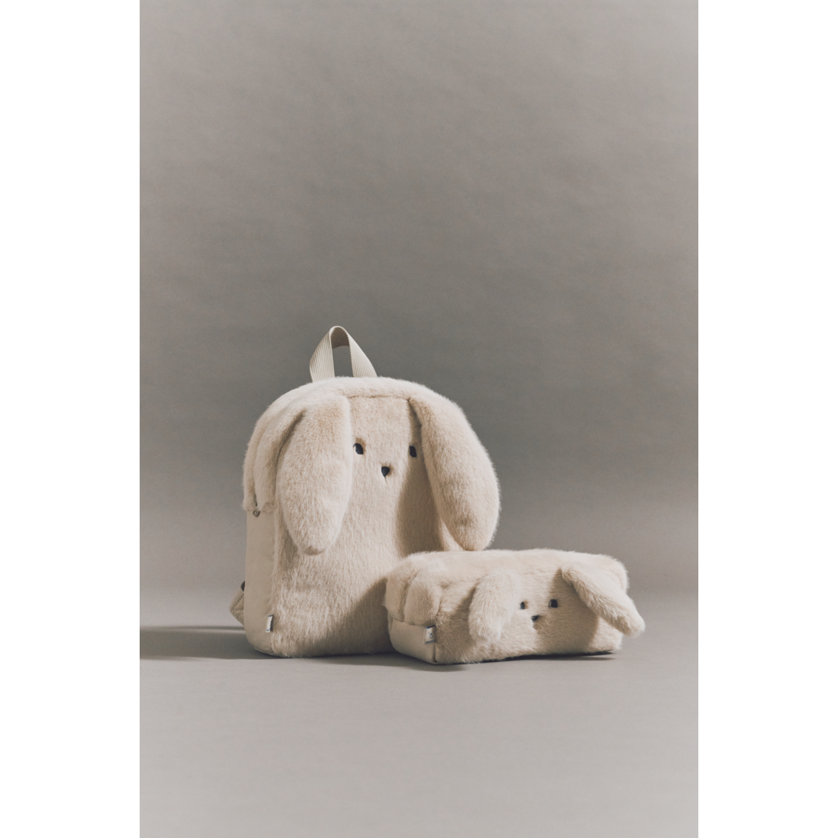 Liewood Denise Rabbit Plush Backpack - Mist - BACKPACK