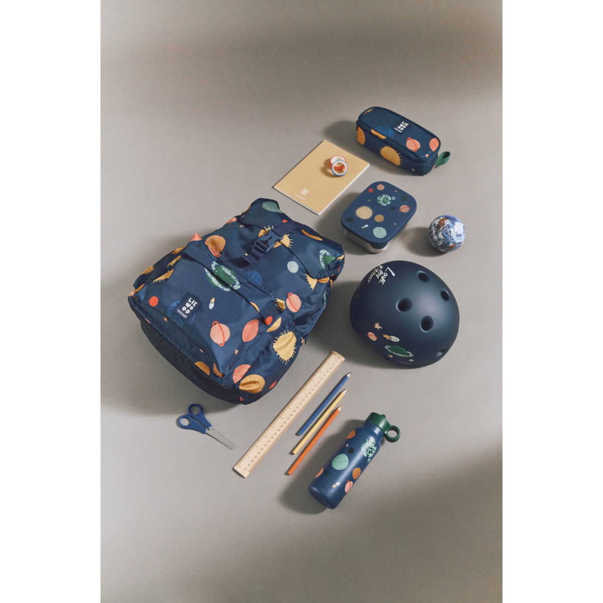 Liewood Andrey Pencil Case - Universe / Classic navy - PENCILCASE