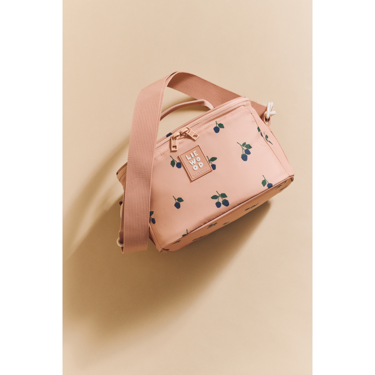 Liewood Toby Insulated Lunch Bag - Berry / Pale Tuscany - CROSSBODY BAG