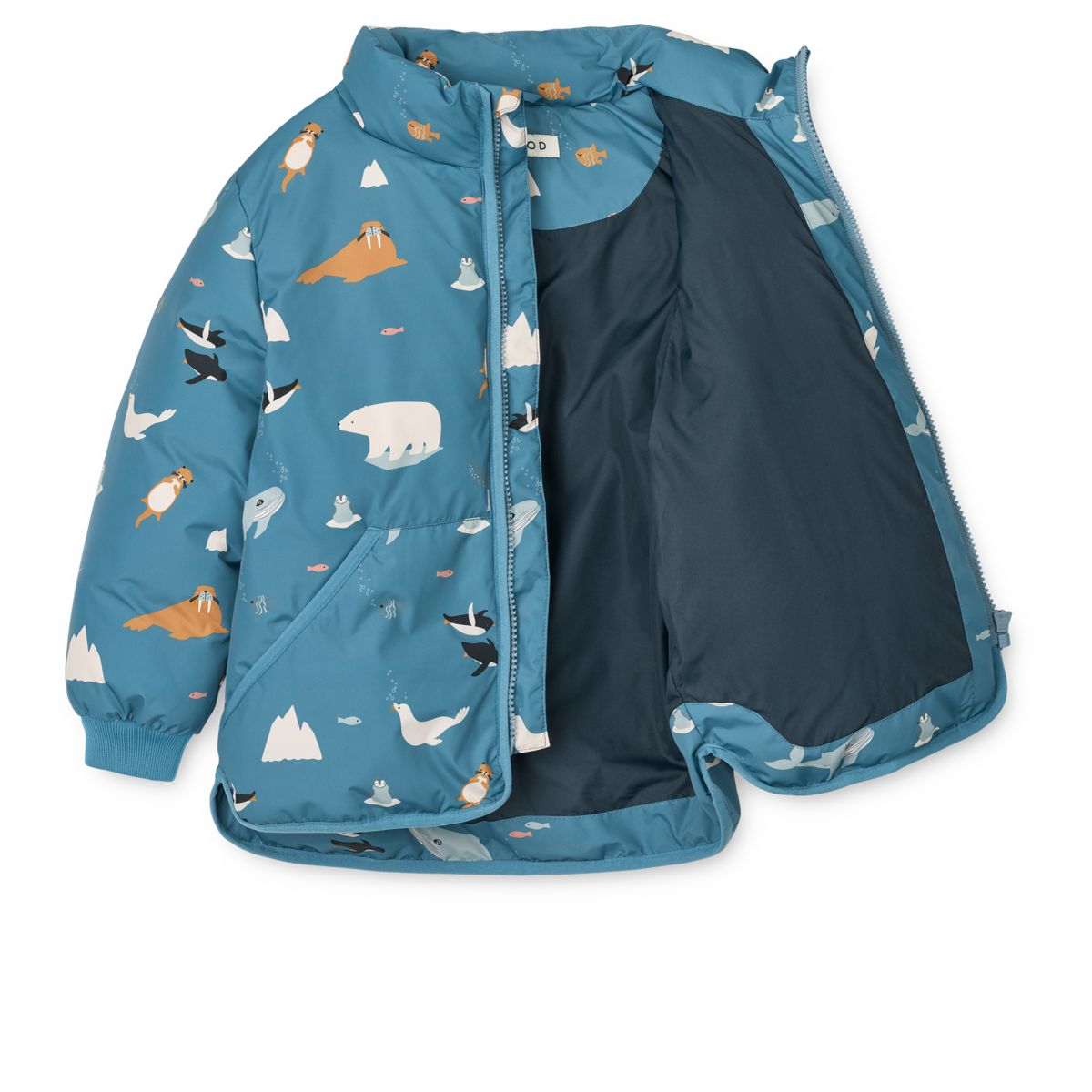 Liewood Brantley Jacket - Arctic Sea / Ocean view - JACKET