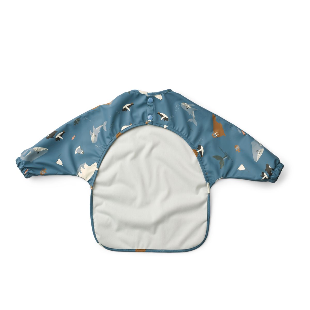 Liewood Merle Printed Cape Bib - Arctic Sea / Ocean view - CAPE BIB