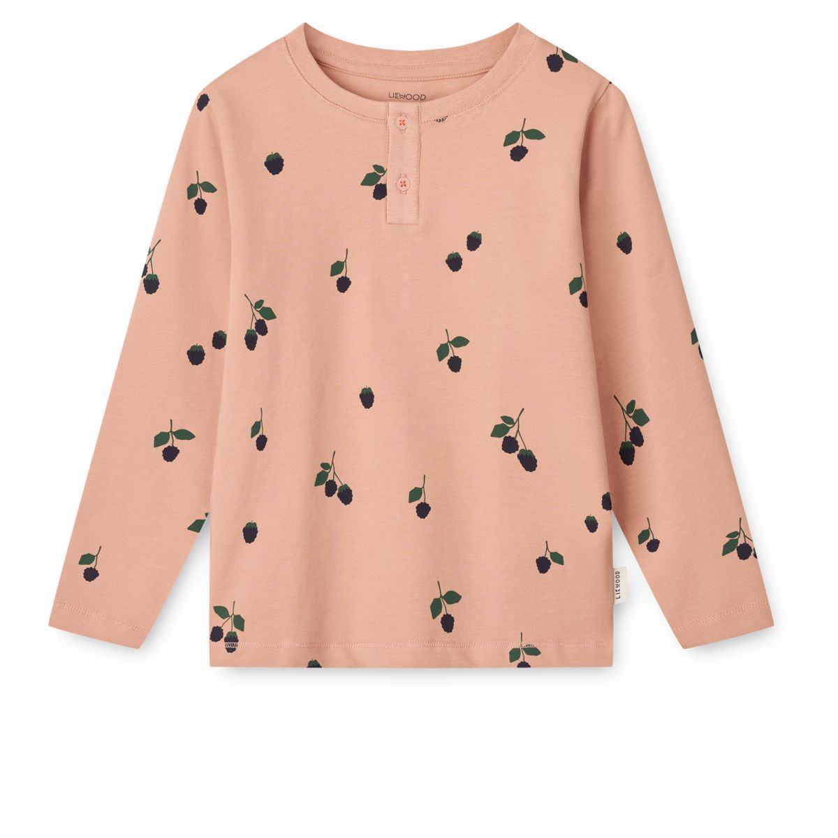 Liewood Wilhelm Printed Pyjama Set - Mini Berry / Pale tuscany - PYJAMAS SET