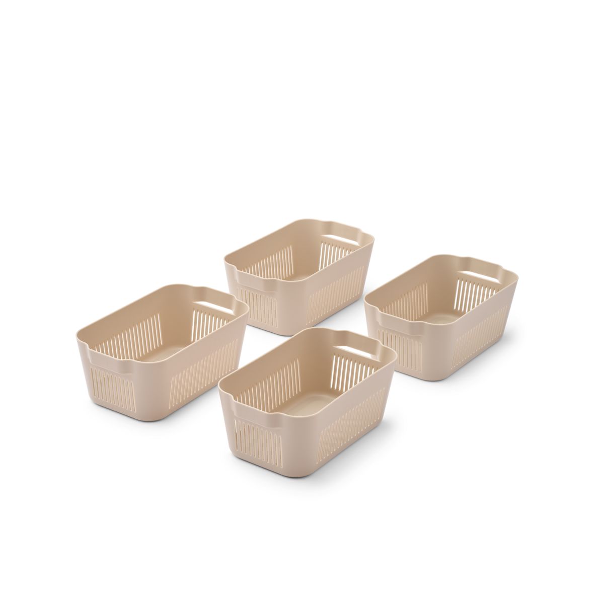 Liewood Makeeva Mini Basket 4-pack - Sandy - STORAGE BOX