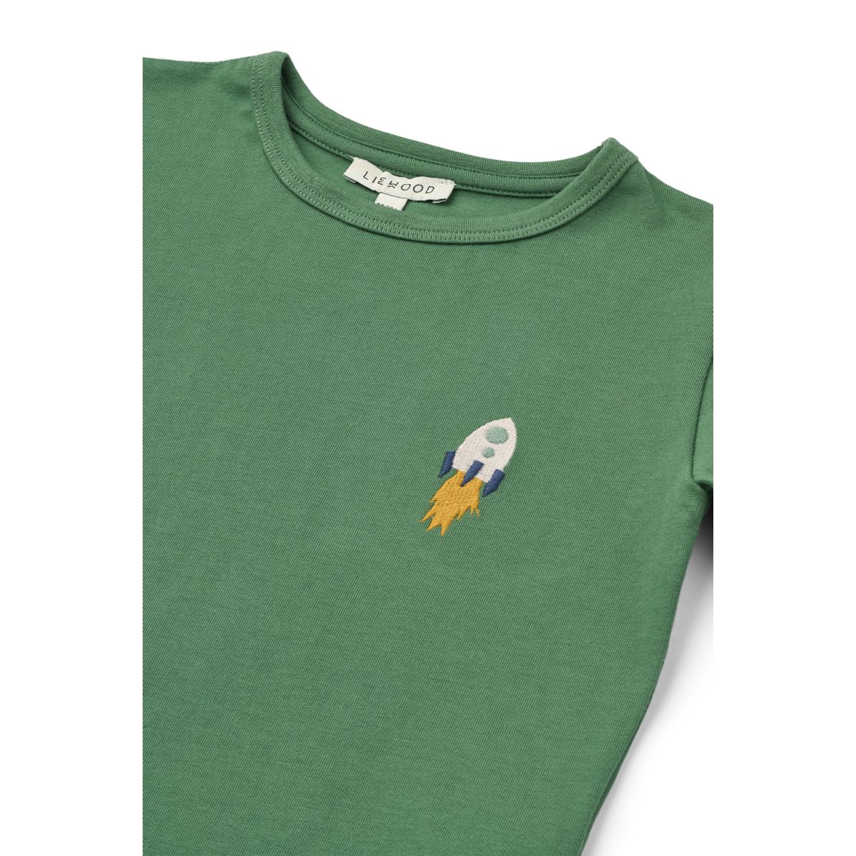 Liewood Apia Long-sleeve T-shirt - Love my planet / Dusty ivy multi mix - TSHIRT