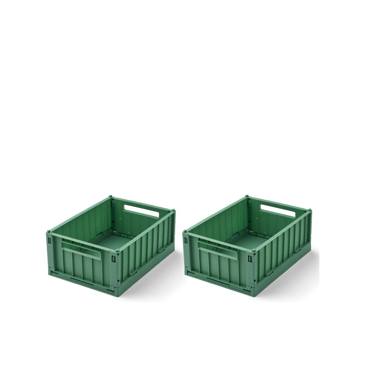 Liewood Weston Small Storage Box 2-Pack - Dusty ivy - STORAGE BOX
