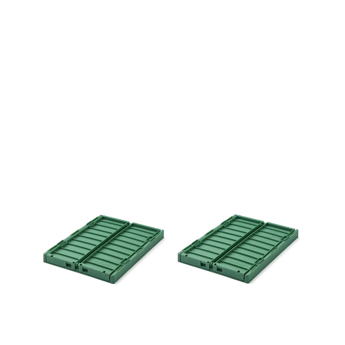 Liewood Weston Small Storage Box 2-Pack - Dusty ivy - STORAGE BOX