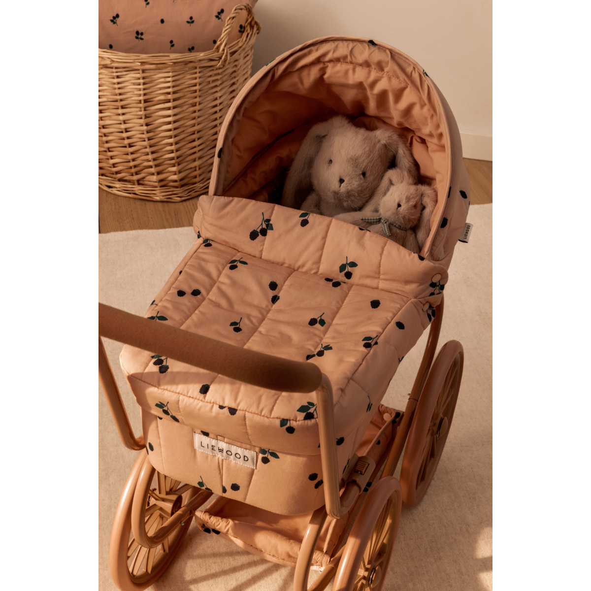 Liewood Adaline Doll Pram - Berry / Pale Tuscany - PRETEND PLAY